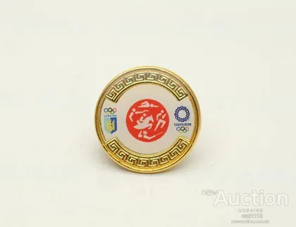 фото, Официальный значок НОК Украины - Современное пятиборье. Олимпийские игры 2020