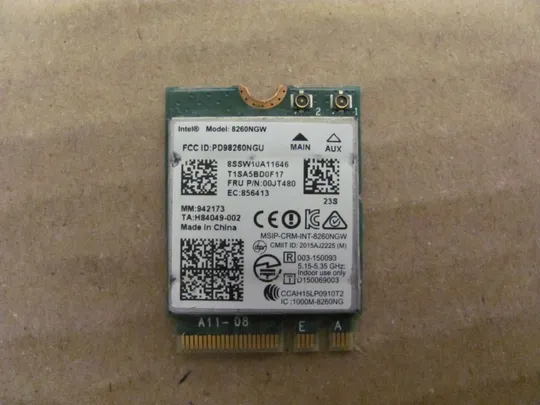номер0149-11 WI-FI 00JT480 для LENOVO IdeaPad Y700 Y700-17 Y700-17iSK оригінал Продаж