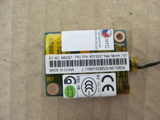 номер0279-9 Modem Card Board 60Y3207 з LAN роз&#039;ємом для Lenovo ThinkPad T520 оригінал Продаж