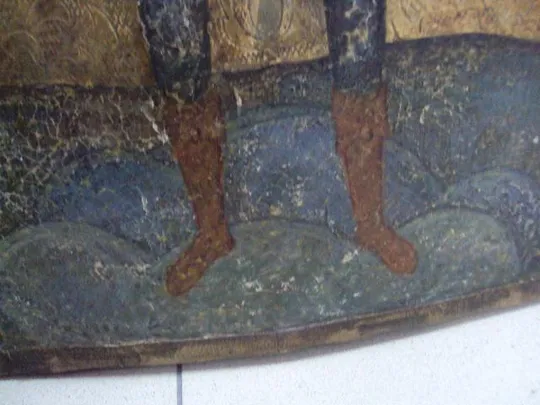 Икона Архистратиг Михаил на цельной доске Архангел Михаил натура размер 92 х 39,6 см №13820 Характеристики