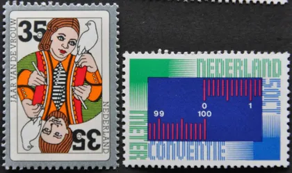 фото, Нидерланды Год женщины Игральные карты Метрология 1975