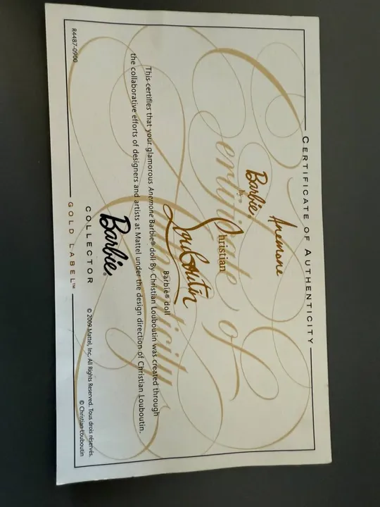 Колекційна лялька Barbie by Christian Louboutine Продаж