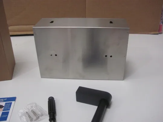 Полиця-ящик металева з кріпленням для ванної кімнати (19) Торговий майданчик