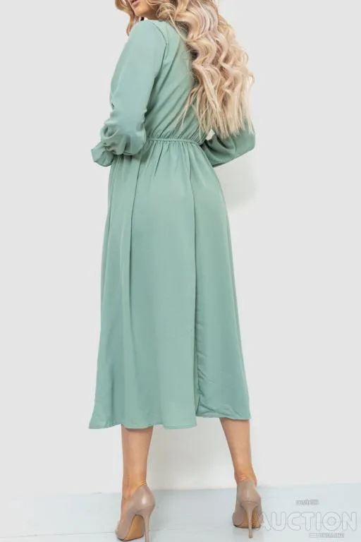 Платье нарядное, цвет оливковый, 204R601 Продаж