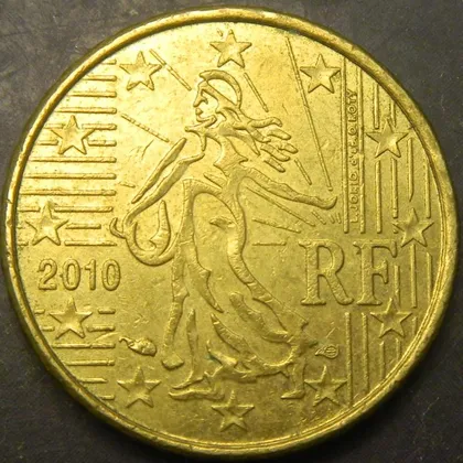 фото, 10 євроцентів 2010 Франція