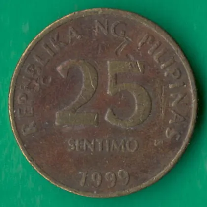 фото, 25 сентімо 1999 року Філіппіни [КВ]