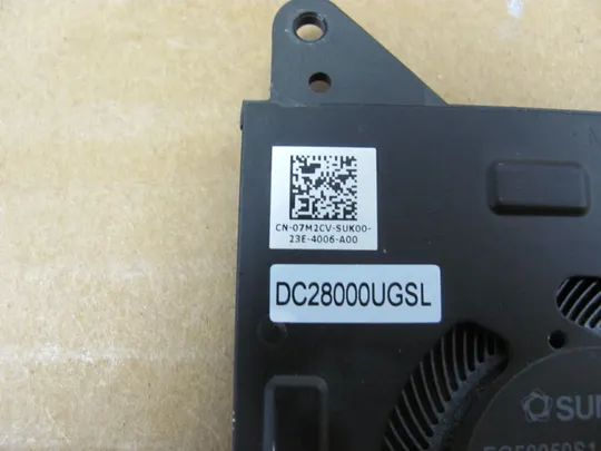777-9  Вентилятор (кулер, FAN) 07M2CV DC28000UGSL для Dell ALIENWARE x15 R1 R2 оригінал Продаж
