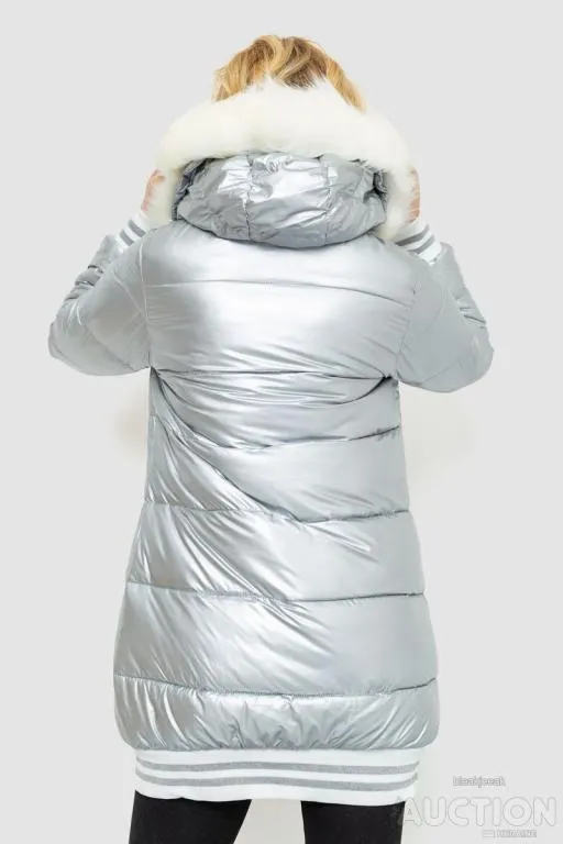 Куртка женская, цвет серебристый, 235R8838 Продаж
