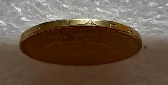 (4789) 1 гривня 2012 розколи у слові "ВЕЛИКИЙ" на реверсі + зминання (1 гривна 2012 брак) Недорого