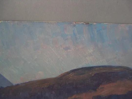 Картина пейзаж река Ильцы Карпаты картон, масло Черников В.М. 49 х 68,5 см №3368 Інтернет-аукціон