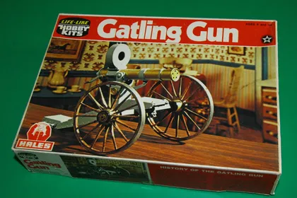фото, КУЛЕМЕТ ГАТЛІНГА HOBBY KITS пушка для фігурок 100-150мм
