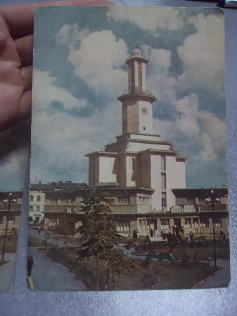 открытка станислав ивано-франковск краеведческий музей ратуша кузьменка 1960 лот 2 шт №1143 З аукціону