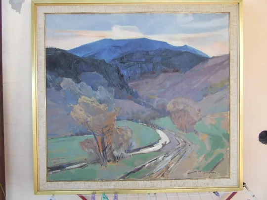 Нар.худ.Урср. Кашшай А. 1921-1991 рр. роз. 100х90 см. п.о. 1970 рр. закарпатська школа Ужгород . Ціна