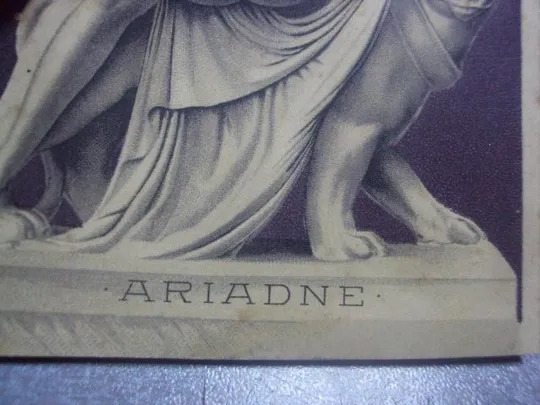 открытка ариадна на льве №1638 З аукціону