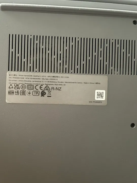 Ноутбук Lenovo Ideapad 3 2023 З аукціону