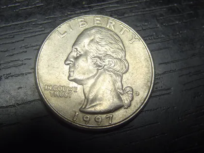 фото, 1/4 долара 1997 D США