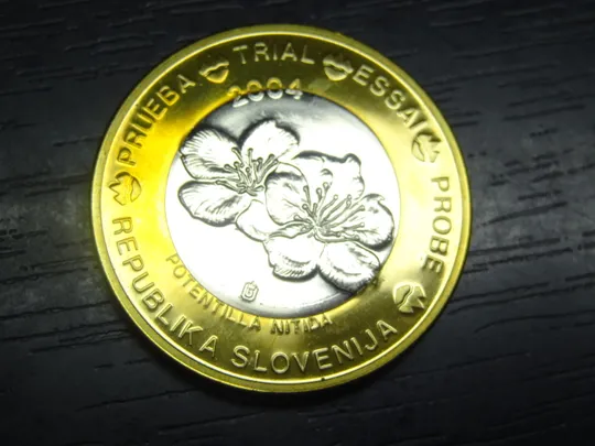 1 євро Словенія 2004 UNC проба Ціна
