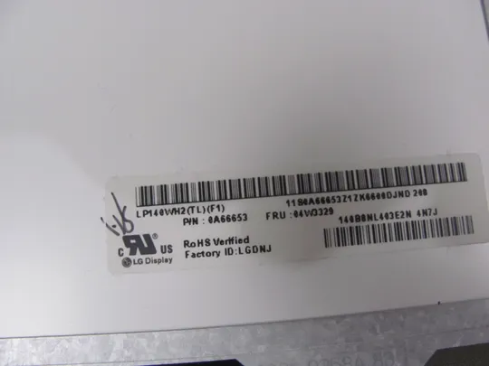 МР14-7 матриця LP140WH2 TL F1  14.0"  WXGA/HD Ready 	LVDS 40 pin a-Si TFT-LCD, LCM Flat Де купити