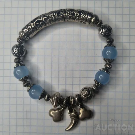 Браслет з блакитним камінням Характеристики