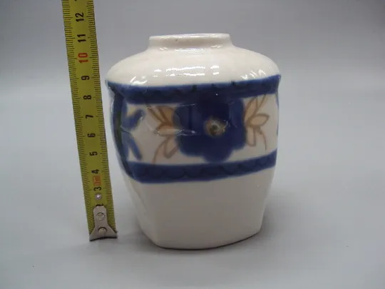 Купити Чайница фарфор Полонне зхк баночка емкость для чая узор цветы высота 10,7 см №16030