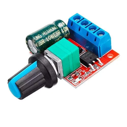 ШИМ регулятор скорости мотора DC 4.5-35В 5А Mini PWM оборотов 0-100% Ціна