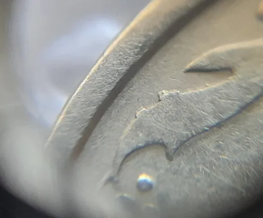 (6147) 50 копійок 1994 1.1АЕк різновид викрошок на вінку між 7 та 8 гронами (50 копеек 1994 1.1АЕк брак) Продаж