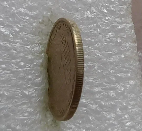 (3729) 10 копійок 2012 брак гуртильного кільця на 6 год.(10 копеек 2012 брак гуртильного кольца) Продаж