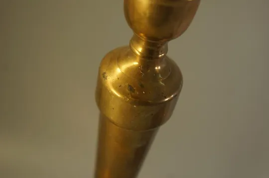 Подсвечники пара подсвечник колонна латунь высота 26,5 см лот 2 шт №10645 Недорого