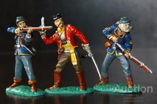 Купити пехотинцы США Classic Toy Soldiers 54-60мм цветные