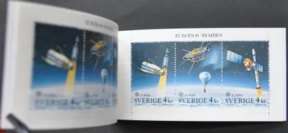 фото, Швеция Космос Европа СЕПТ 1991 Буклет