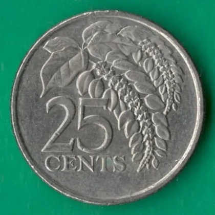 фото, 25 центів 1998 року Тринідад і Тобаго [КВ]