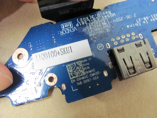 644-9 плата USB 0KK6TD 09HMXC  для  Dell ALIENWARE x14 R1 R2  оригінал Продаж