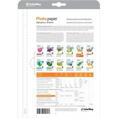 Купити Фотобумага ColorWay LT 130г, 100ст, карт.уп. (PG130100LT_OEM)