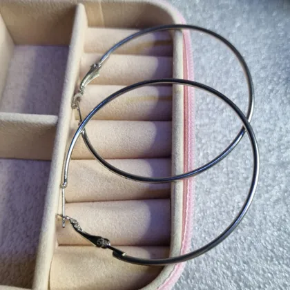 фото, Сережки кільця з нержавіючої сталі