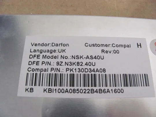 номер0153-3 клавіатура робоча,keyboard 9Z.N3K82.40U NSK-AS40U для Acer Aspire One 532, 532H, 533, D255 D260 оригінал Де купити