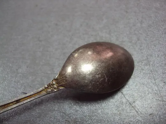 Ложка чайная кофейная ложечка роза цветы мнц ссср длина 11 см №11305 З аукціону