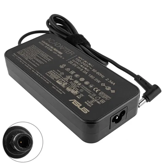 Купити Блок живлення для ноутбука ASUS 20V, 9A, 180W, 6.0*3.7мм-PIN, black, OVALE