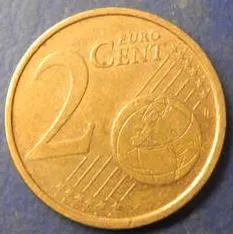 Купити 2 євроценти 2002 F Німеччина