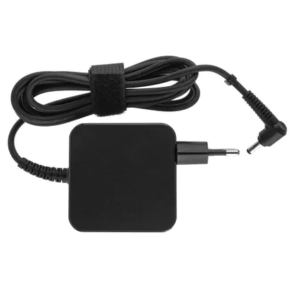 фото, Оригінальний блок живлення для ноутбука LENOVO 20V, 2.25A, 45W, 4.0*1.7mm, Квадратний, black