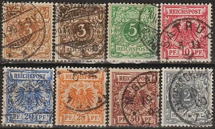 фото, 1889 - Німеччина - Стандарт Mi.45-52 _13,20 € _ повна