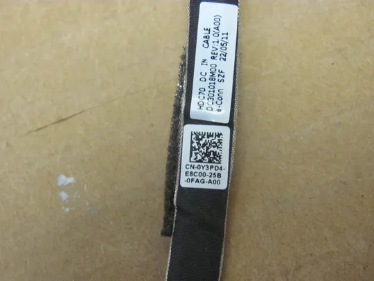 номер1003-10 роз&#039;єм живлення Роз&#039;єм зарядки Гніздо живлення Штекера живлення Зарядний порт Роз&#039;єм адаптера живлення power connector 0Y3PD4 DC301018M00   для Dell Precision 17 7780 7770 оригінал З аукціону