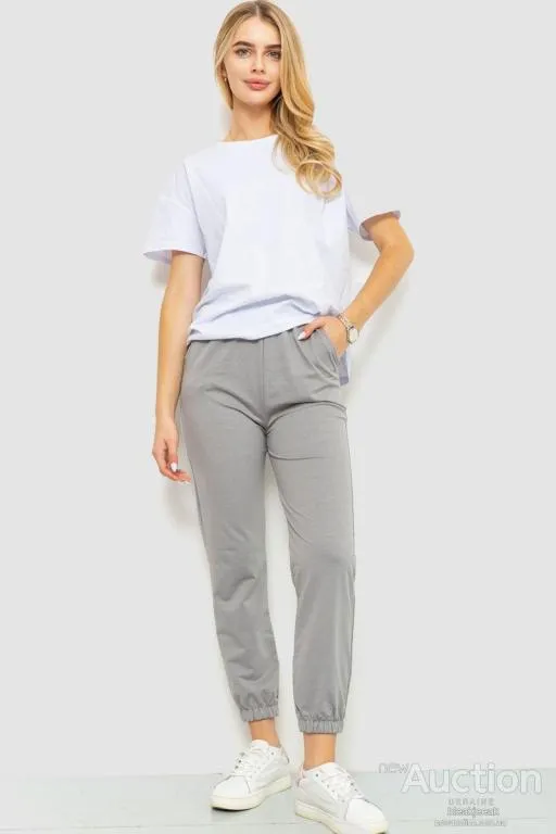 Купити Спорт штаны женские, цвет серый, 131R160028