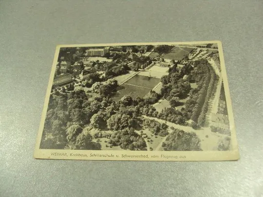 открытка weimar kreishaus schillerschule германия веймар 1945 №10285м Ціна