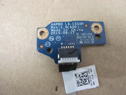 номер0635-11 плата кнопки вкл AAPB0 LS-C555P 0FTGY5 DC020026J00 для Dell Precision 7710 M7710 7720 оригінал З аукціону
