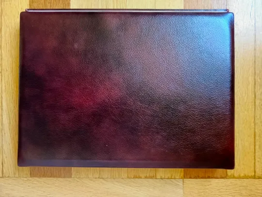 Незаповнений журнал, координаційної наради керівників правоохоронних органів держави, в шкіряному переплеті З аукціону