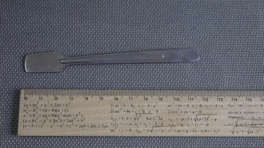 Ложка гірчична довга стара радянська нержавійка Вживане З аукціону