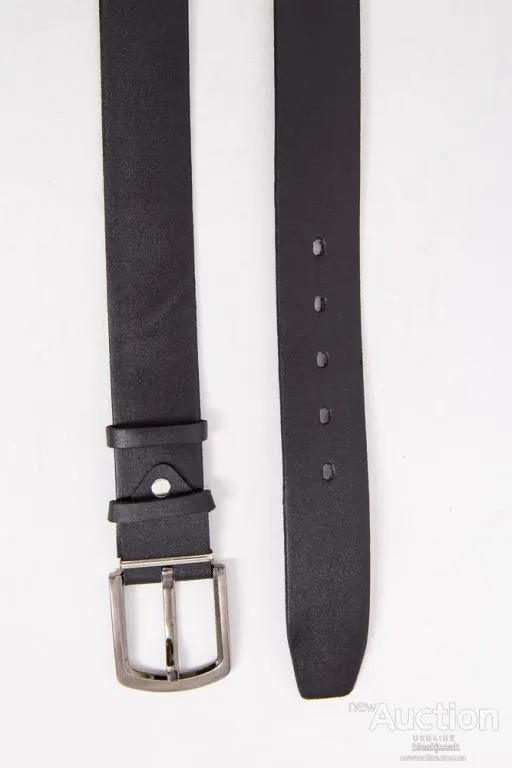 Черный мужской ремень, из эко-кожи, 196R40S1W13 З аукціону