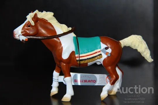 индейская лошадка конячка лошадь конь (BULLY BULLYLAND ) 90-100мм З аукціону