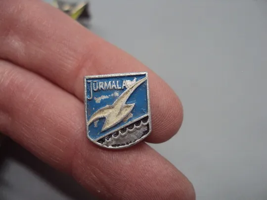 Знак Jurmala Прибалтика Юрмала Латвия чайка №16980 З аукціону