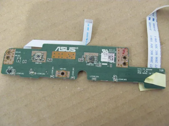 532-15 плата кнопки тачпаду 69N0KNT10C02 для Asus K73S K73S, K73sv, K73C, K73E, K73T, K73B, X73S, X73sv, X73C, X73E, X73T, X73B оригінал З аукціону